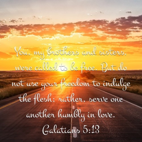 11 APR 2017 Galatians 5 13