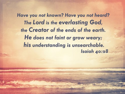 Isaiah 40 28 El Olam